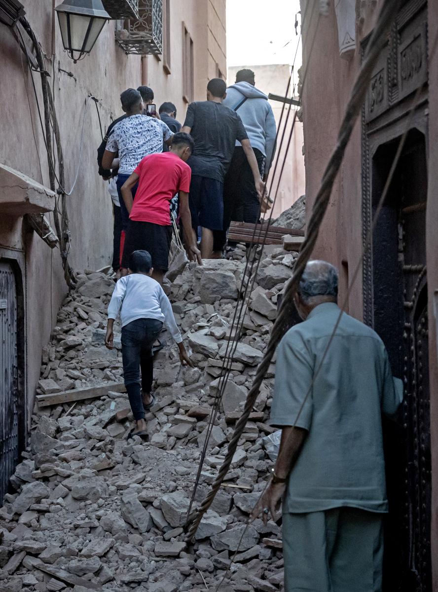 Earthquake in Morocco solidarity with the victims King Baudouin